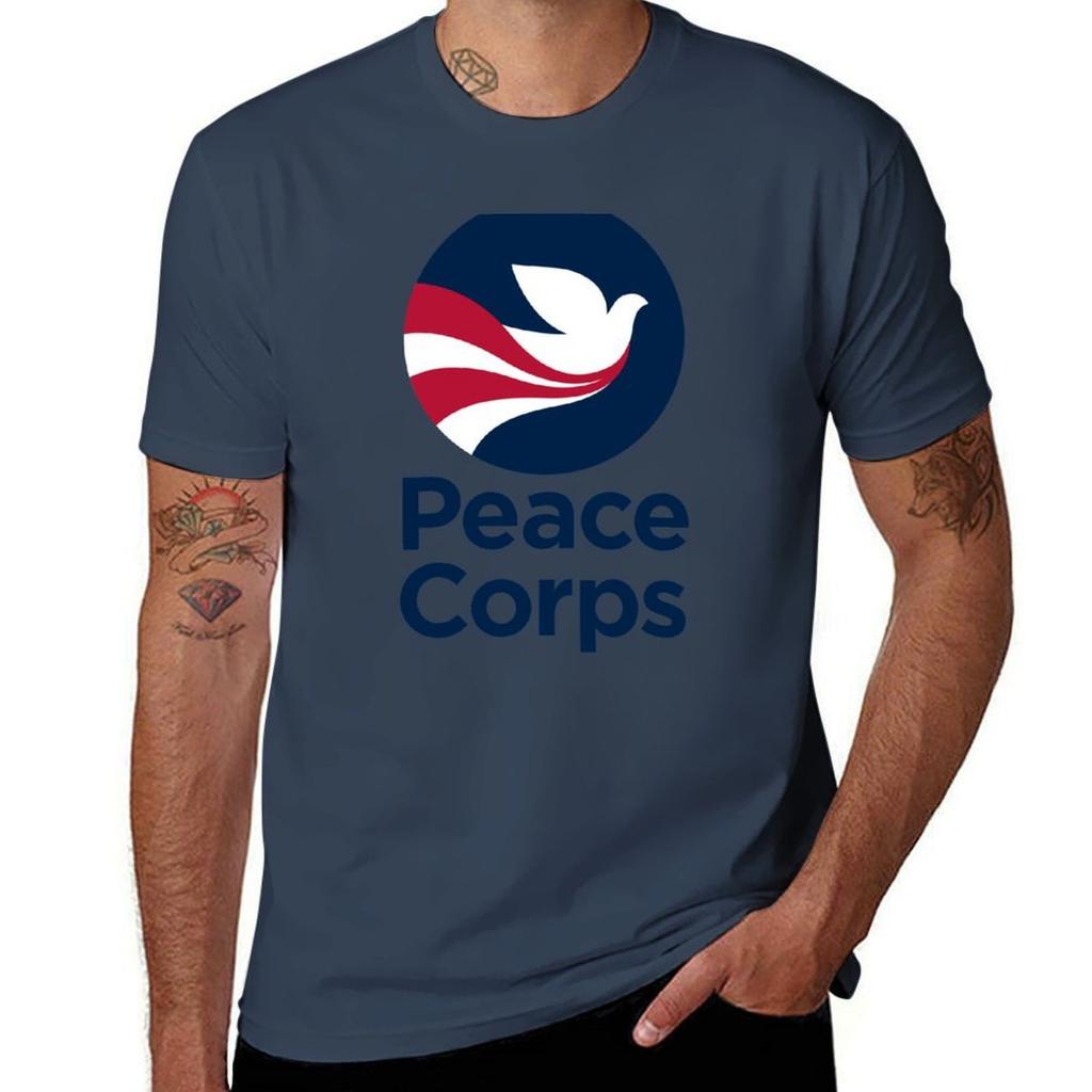 Peace Corps(Vertical) Tshirt Perforunisexce Workout Short Sleeve Tee