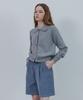 Le Studio Poet Collar Button Cardigan_Dark Gray