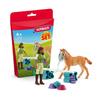 Figurine - Schleich - 42756 Mini Monde - Sarah - Training Activities - 5 To 8 Years