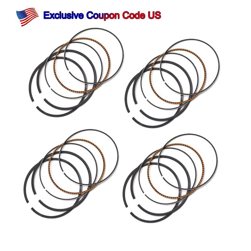 Motorcycle Engine Parts Piston Rings Kit Bore STD Size 48.50mm ~ 49.50mm For Honda CBR250 CBR14 CBR17 CBR250RR CBR22 CBR19 KY1