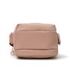 Compact Nylon Crossbody Bag with Double Zipper Closure Adjustable Strap Small Casual Purse for Daily Travel