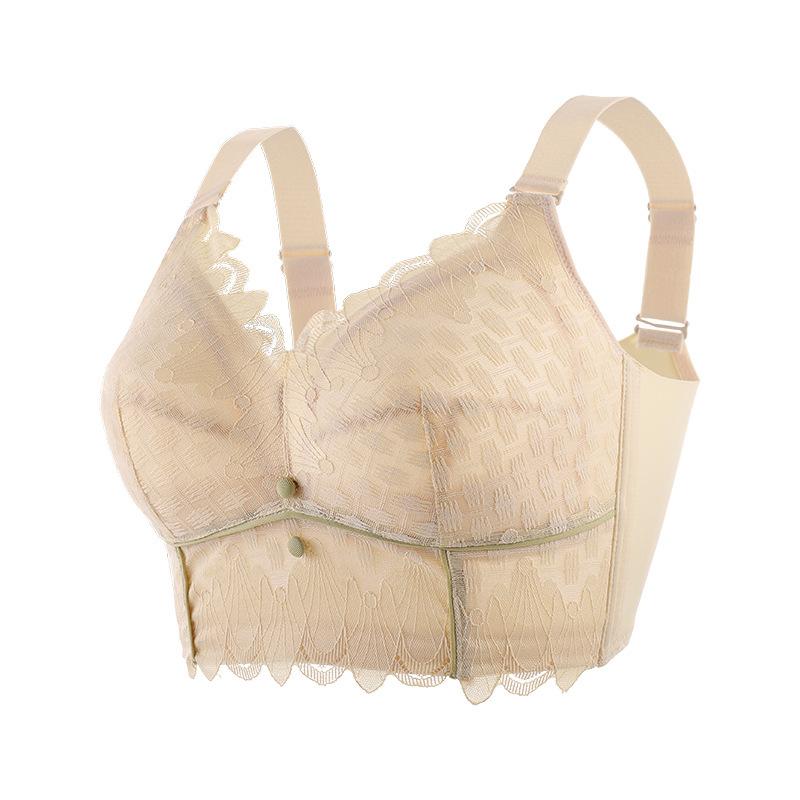 

Бюстгальтеры больших размеров Женские тонкие бюстгальтеры с полной чашкой Женские собирающие бюстгальтеры против отвисания Топ с поддержкой Регулируемые бюстгальтеры Бюстгальтер пуш-ап 44/100E бежевый