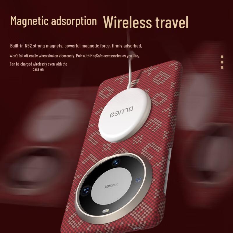 Mr. Blue Ape Kevlar Magnetic Aramid Fiber Phone Case for Huawei Mate 60 Pro