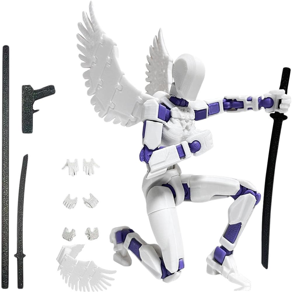 13cm 3D-Druck Beweglicher Shapeshift-Roboter Vollkörper Mechanisch Bewegliche Roboter-Dummy Kreative Geschenke für Kinder