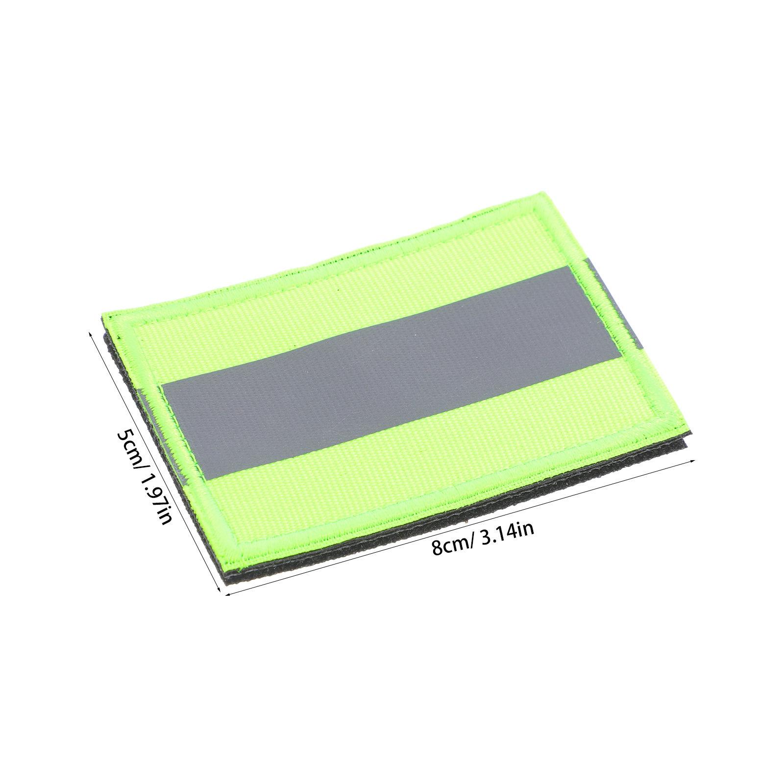

Reflective Safety Patch Self-Adhesive Nylon Cloth Tape for Backpack Clothing Dog Gear High Visibility Waterproof Reflective