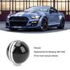 Racing Car Shift Shelby GT500 Round Ball Shift Knob 3 Fits Most Manual 6-Speed Knob, Style, (with Adapters), Cars, Black/White