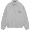 Fear of God Essentials Fleece Polo Light Heather Grey Men Tops 192HO244398F