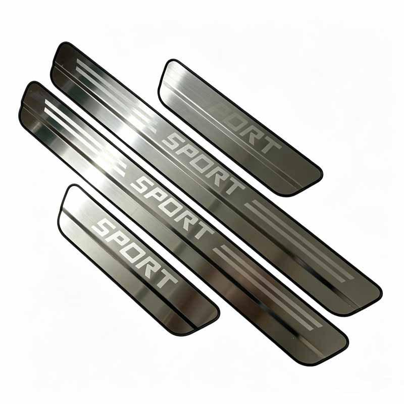 Lexus RX/NX Stainless Steel Welcome Pedal Scuff Plates - Interior Decorative Accessory