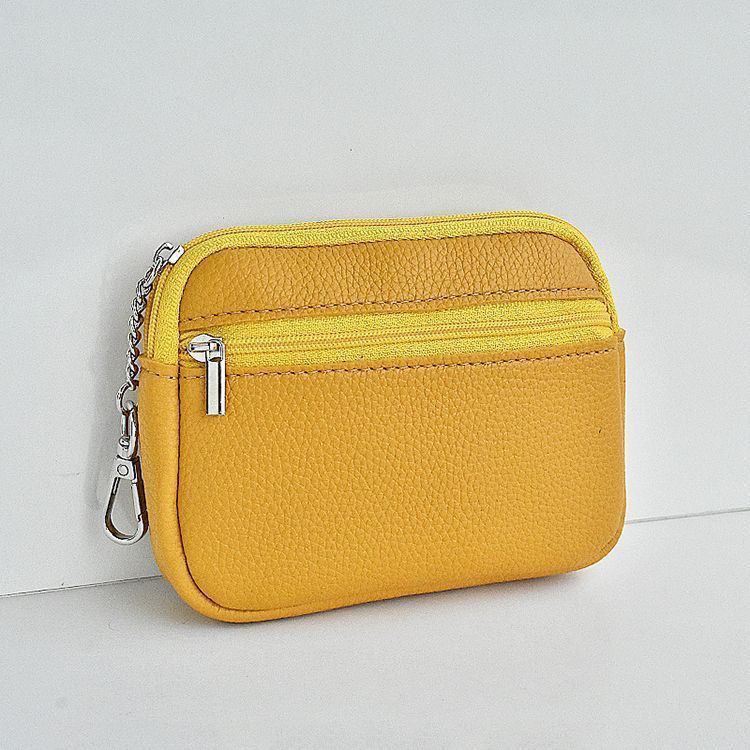 PU Leather Money Coin Purse New with Key Ring Waterproof Pocket Purse Zipper Large Capacity Credit Card Holder Women Wallet