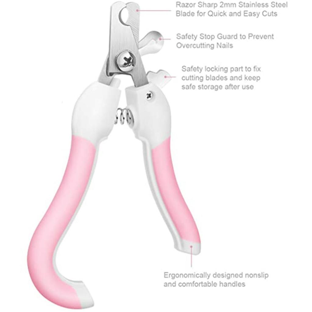 Easy Pet Beauty: Effortless Nail Clippers for Dogs and Cats,Free Rasp Included