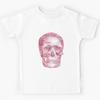 Pink Holographic Skull Art. Kids T-Shirt