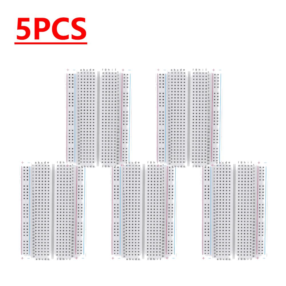 1-30 STÜCK 400 Lötpunkte Lötloser PCB-Steckplatine Universal-Test-Prototypplatine Lötloser PCB-Steckplatine für Experiment-Test-Roboter