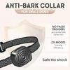 Dispositivo Vibrante per il Controllo dell'Abbaio del Cane Bark Stopper Collare di Addestramento Ricaricabile USB Durevole Collare Intelligente Senza Scossa per Cani