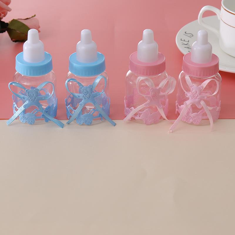 Baby Bottle Candy Shower Favors Box Boy Girl Newborn Birthday Party Decoration