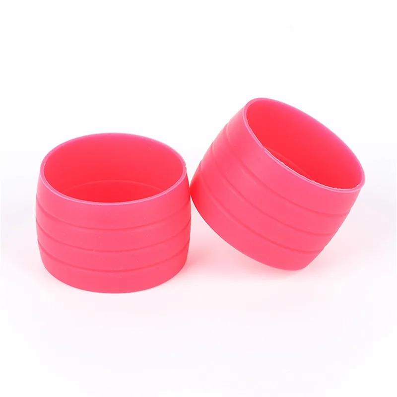 Ready Stocked 1 Pair Road Bike Handlebar Tape Plugs Anti-Skip Rubber Silicone Plug Bicycle End Bar Fixed Ring Waterproof Wear