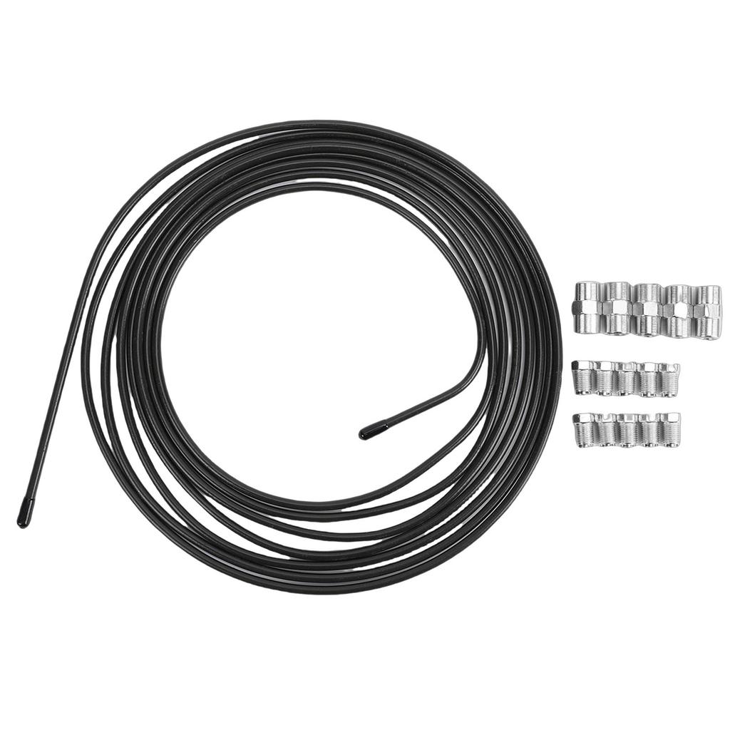 3 16in 16.4ft Brake Line Tubing with 15pcs Fittings for Automotive Truck Brake System Repair
