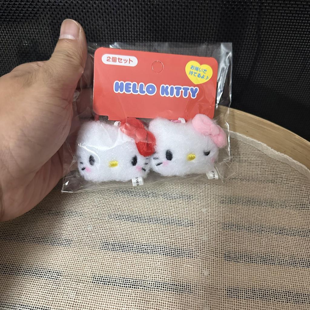 Kawaii Cartoon Hello Kitty Pom Pom Purin Plush Toys Keychain My Sweet Piano Backpack Pendant Decoration Friends Birthday Gift