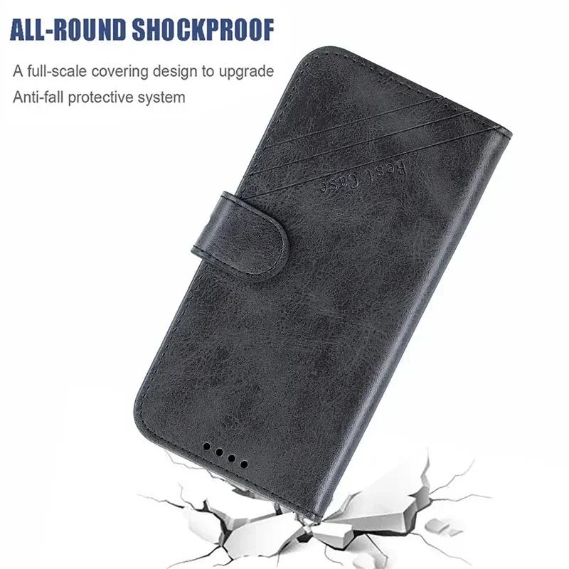 For iPhone 16e Case Leather Flip Case On For Coque Apple 16E iphone16E 16 Pro Max 16 Plus 16E Phone Cases Magnetic Wallet Cover