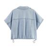 European and American French women's clothing fashionable and versatile temperament casual, denim short shirt + denim skirt pants