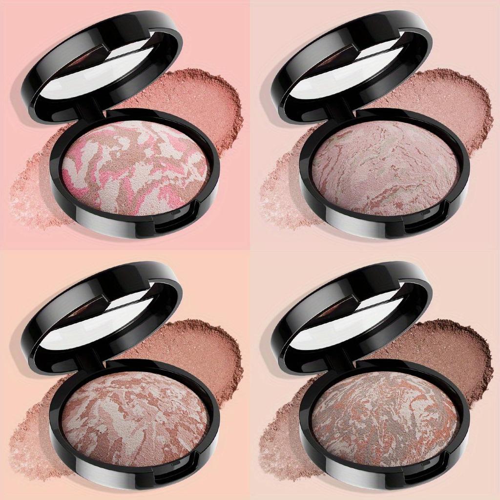 3'ü 1 Arada Pişmiş Pudra Fondöten, Uzun Süre Kalıcı Tam Kapatıcılık, Hafif, Yağ Kontrolü, 24 Saat Görünüm İçin Mat Bitiş, İnce Doku