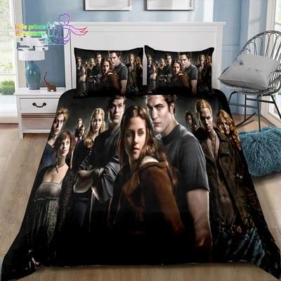 3D The Twilight Saga Hd Printed Comfortable Duvet Quilt Cover Pillowcase Bedding Set Children Bedroom Decoration Home Textile