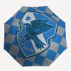 1PC Ravenclaw Raven Pattern Automatic Folding Umbrella, Portable Collapsible Design, Casual Outdoor Accessory, For All Seasons, Christmas Birthday Fes