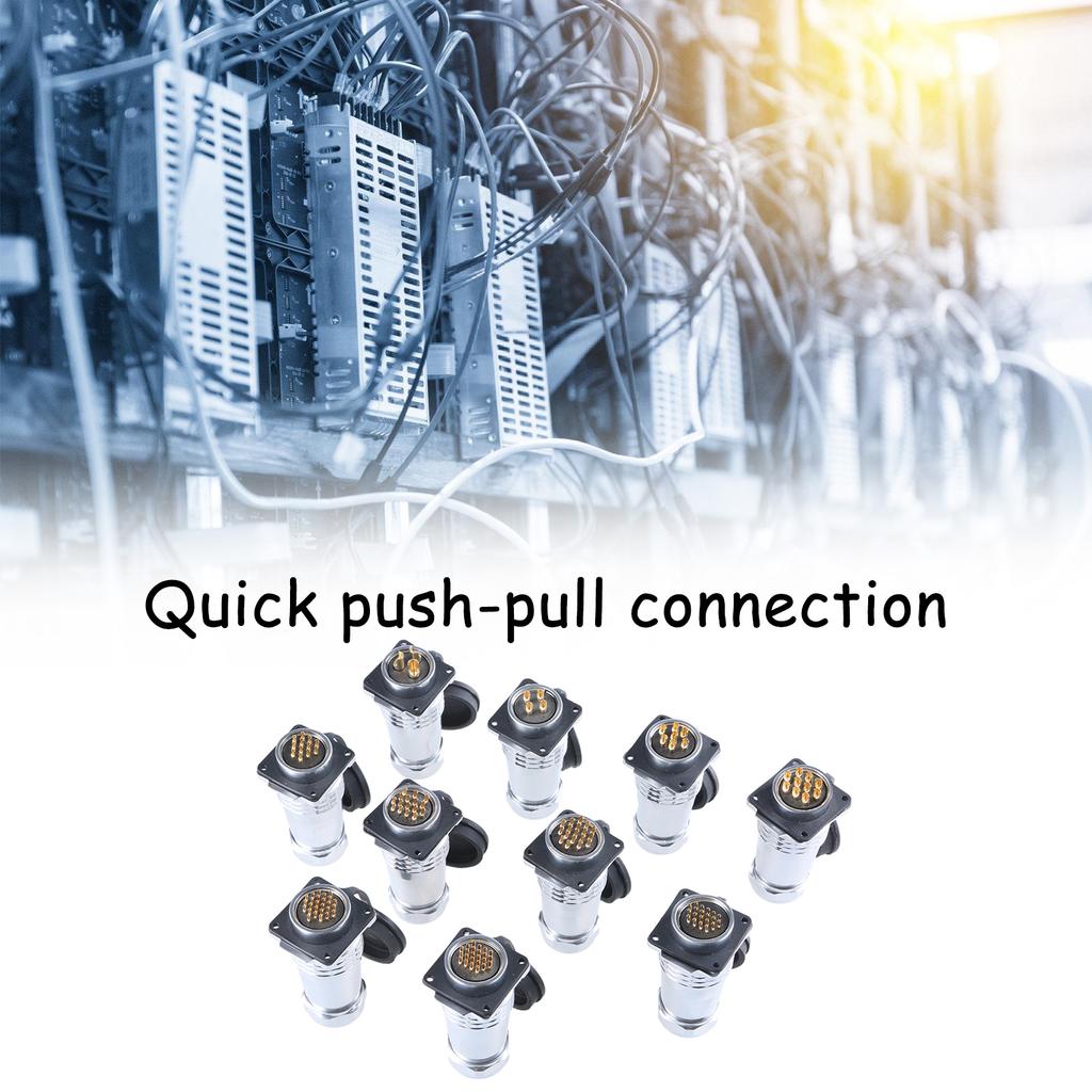 SF2810Metal Aviation Connector SF2810 Plug SF2813 Socket Set Waterproof 3 To 26Pin Adapter for Photography Equipments