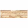 Wall Shelf Under Sink, Steel and Solid Acacia Wood