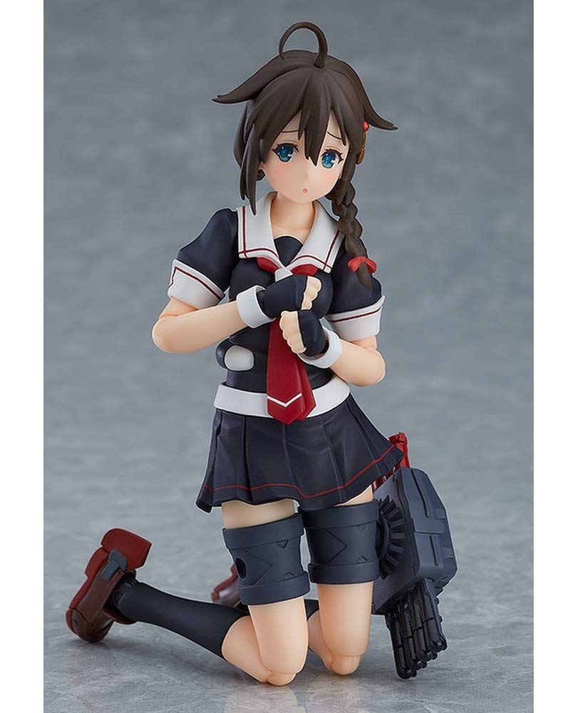 Figma Kantai Collection Shigure Bonus Set with 1 Winking Smile Part -KanColle- Kai-ni