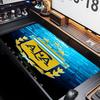 Argentina Football Theme Premium Non-slip Mouse Pad with Stitched Edges,Durable Rubber Material,for Desktop & Gaming Great Gifts