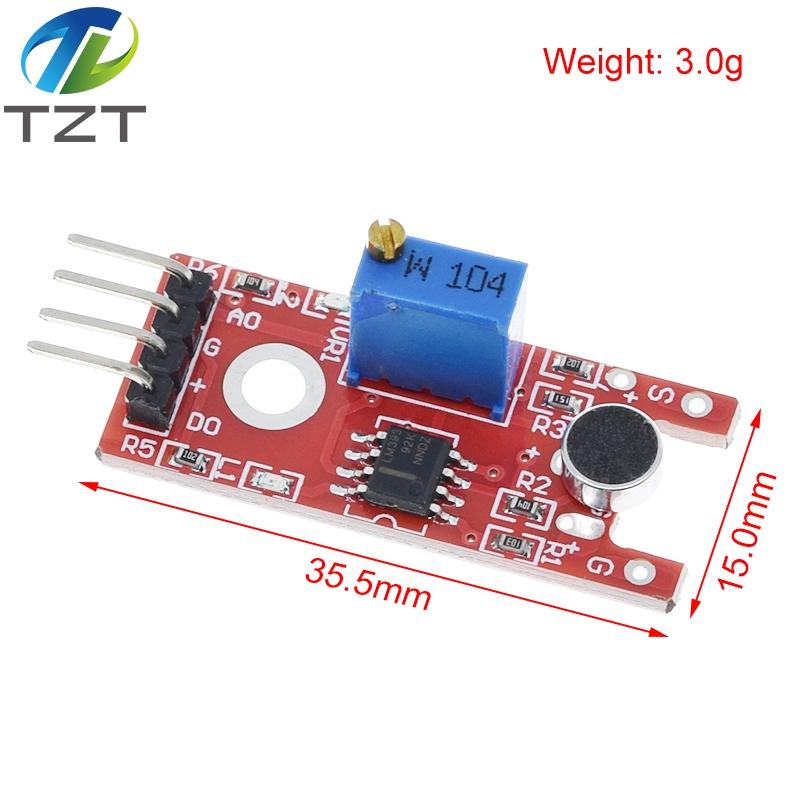 DIYTZT 1/3PCS Microphone Voice Sound Sensors Module For Arduino Analog Digital Output Sensors KY-038 Replacement Sensors2