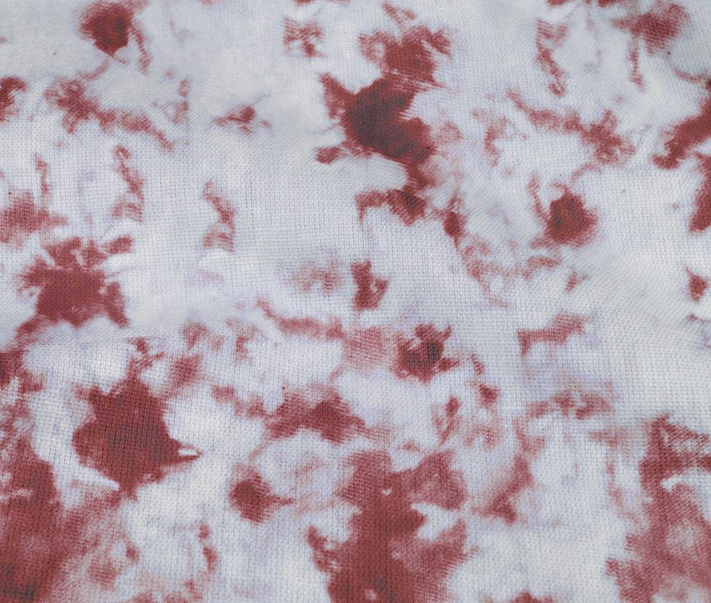 oneOone Cotton Flex Maroon Fabric Tie Dye Fabric For Sewing Printed Craft Fabric By The Yard 40 Inch