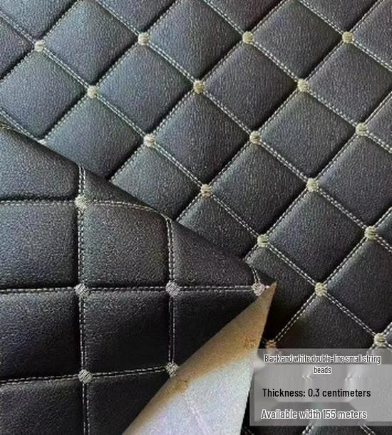 

Quilted Leather Sofa & Car Seat Upholstery Fabric - Soft Embroidered Imitation