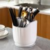Cutlery Storage Rack Large Capacity 360-degree Rotation Chopsticks Fork Spoon Container Home Supplies