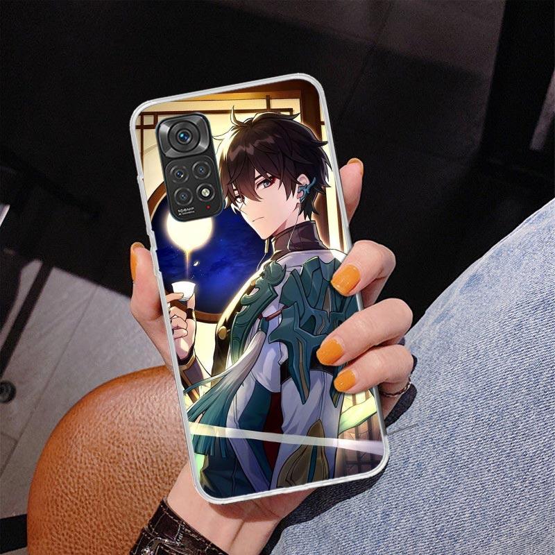 Honkai Star Rail Dan Heng Phnoe Case for Phnoe Case for Xiaomi Redmi Note 15 14 14S 13 Pro Plus 12 12S 11S 11E 10S 10 11T 5G Uni