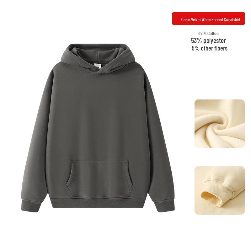 Custom Fleece-Lined Hoodie: Team or Class Uniform Sweatshirt with Logo Print. XL