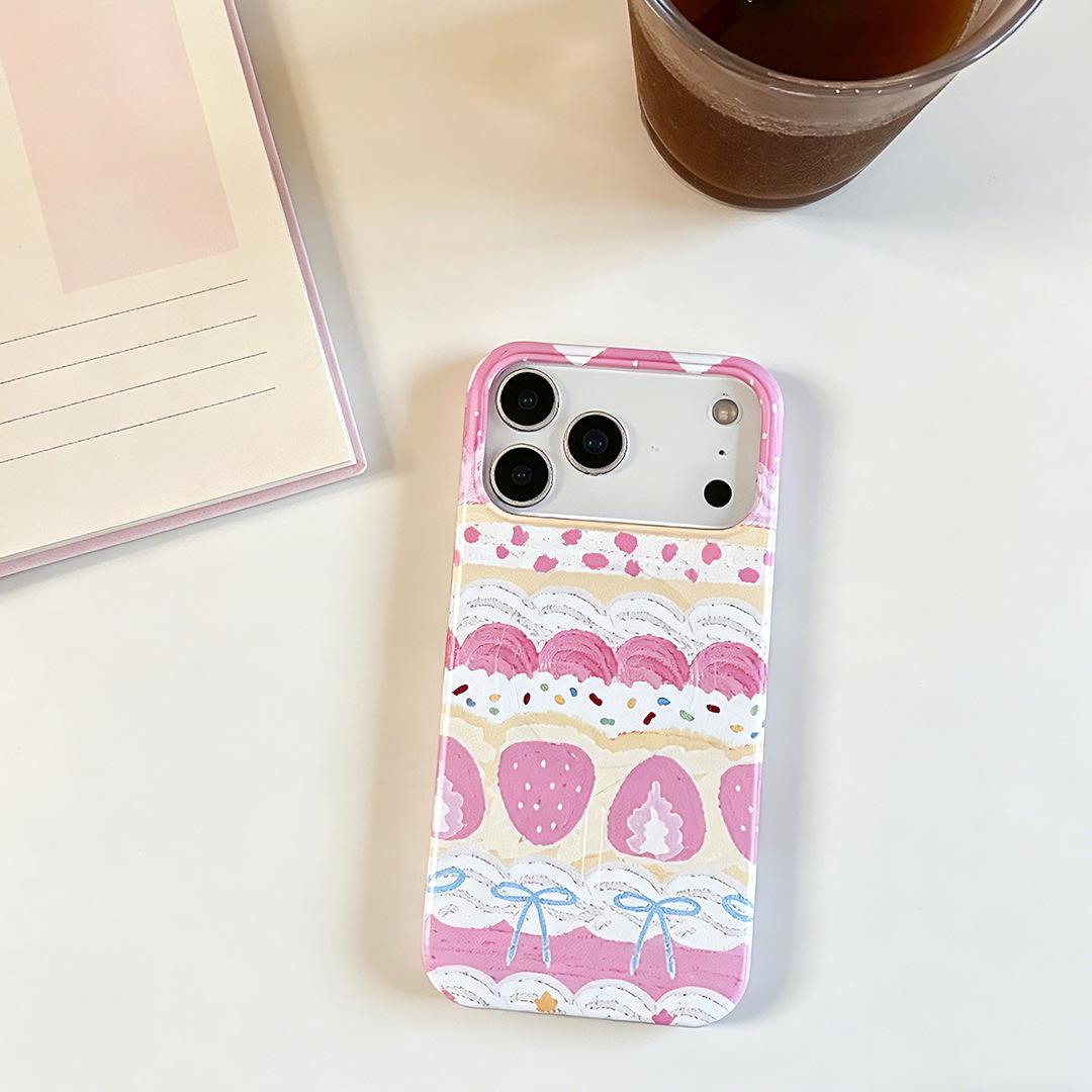

Strawberry Stand Magnetic Phone Case for iPhone 17 Pro Max, 16 Pro, 15th Gen - Full Protection iPhone 17
