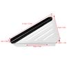 Stainless Steel Triangular Storage Shelf Shower Corner Shelf Rack   for Home Bathroom