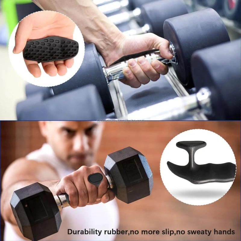Oem Workout Gym Ergonomics Workout Silicone Gym Grips For Weight Lifting Grips