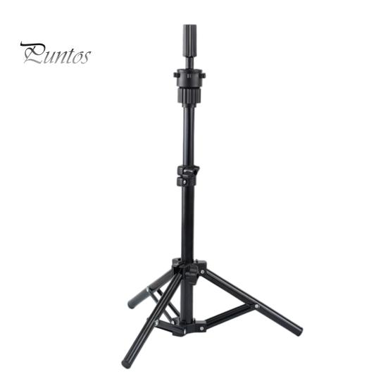 Hairdressing Training Wig Stand 0.5/1.6M Mannequin Head Stand, Height Adjustable Display Tripod for Cosmetology, Training, Styling Hair Perming