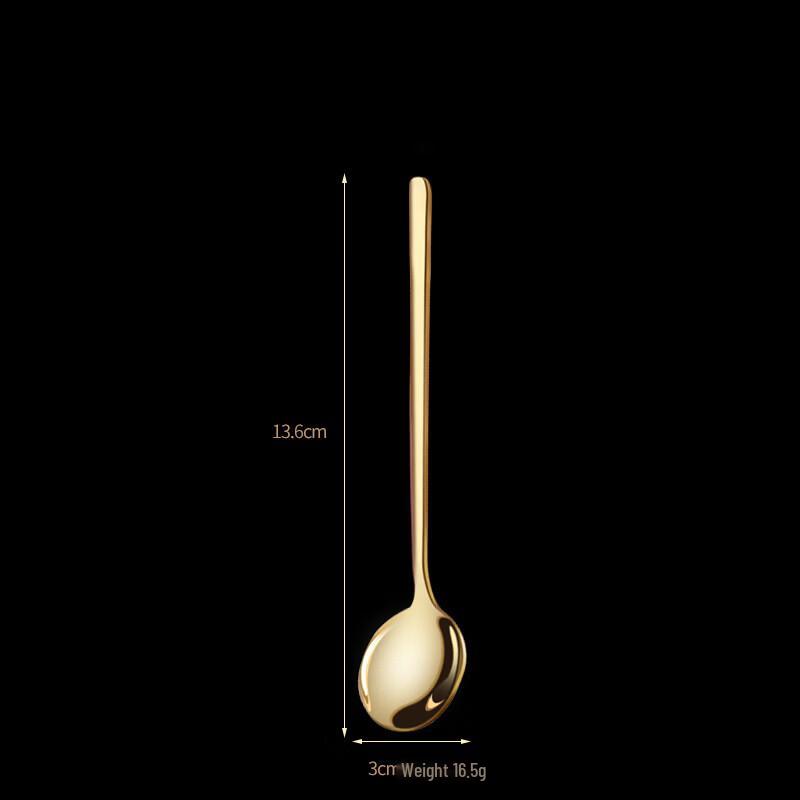 Elegant Stainless Steel Round Coffee Spoon