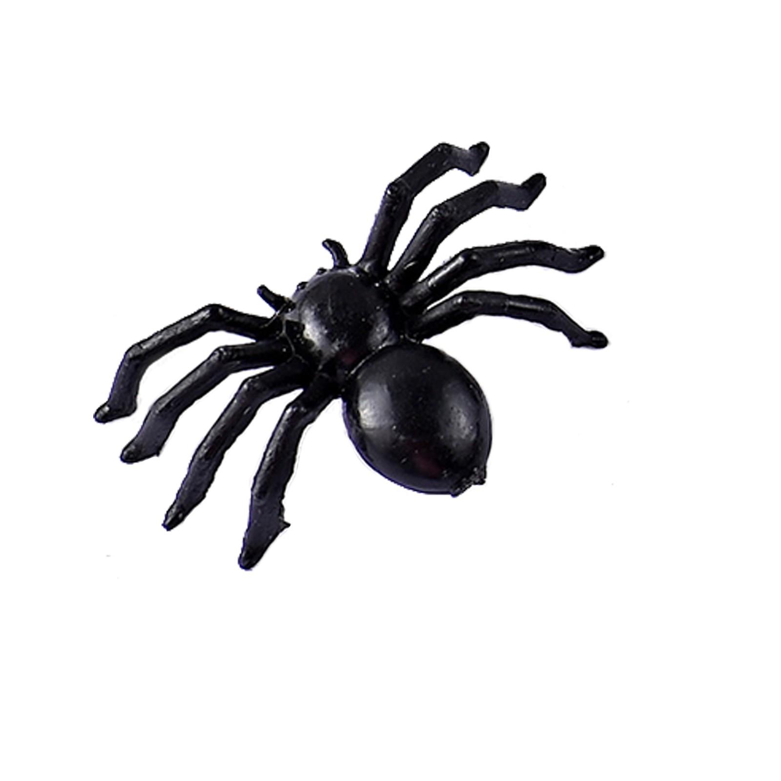 

Имитация маленького паука, трюк, поддельная игрушка-паук на Хэллоуин, черный маленький круглый паук, темное маленькое животное, 50 упаковок One Size чёрный