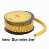 10PCS Clear Markings PVC Number Tubes PVC Material Wire Marking Sleeves  Electrical Network Wiring