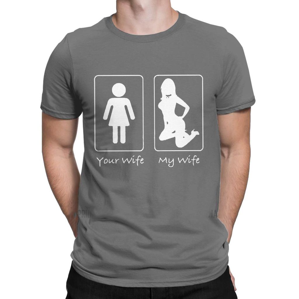 His Wife My Submissive Wife Tshirt Unisex Dominant Slave Play Sexy Sub Funny Novelties Cotton O Neck T Shirts New Arrival Tops