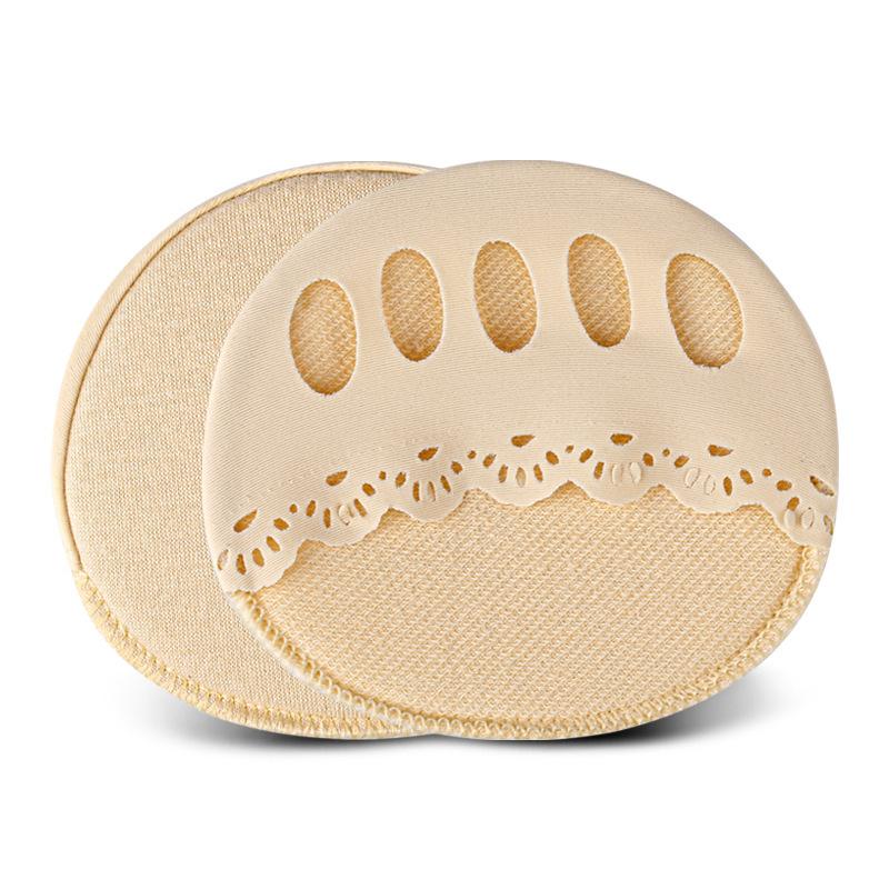 

Кружевные носки с пятью пальцами, подушечки для передней части стопы для женщин, полустельки для высоких каблуков, мозоли, натоптыши, облегчение боли, защита от натирания, вставки для обуви для ног