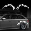 2PCS Car Door Side Skirts Stickers Self-adhesive Vehicles Vinyl Decals Waterproof PVC Auto Body Decoration Stickers Accessories