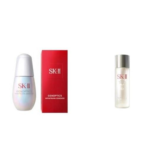 SK-II Official Facial Treatment Essence 75mL Genoptics Infinite Aura 30mL Set
