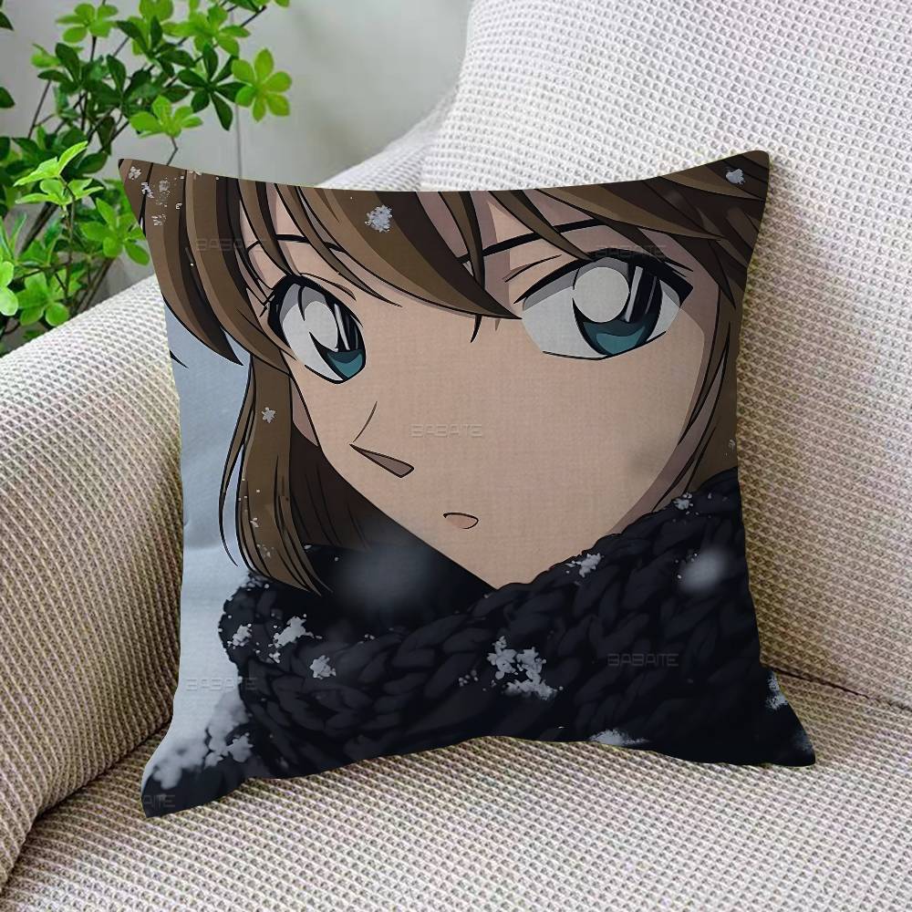 Mystery Detective CConan Pillowcase Toon Gift Cushion Cover Bedroom Home Sofa Chair Seat Decor Pillow Case