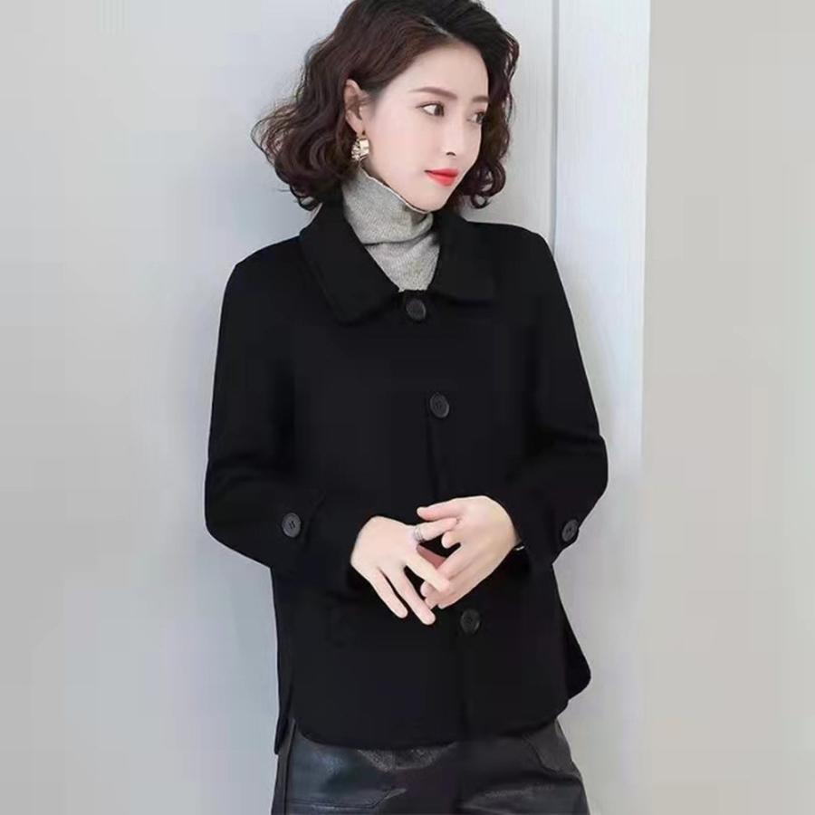Style Women's Wool Coat Winter New Short Style Small Fragrance Loose Fashion