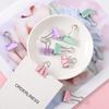Macaron Color 19mm Long Tail Office Clips - Cute and Convenient Ticket Holder